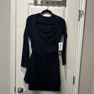 NWT Medium Black Long Sleeve Dress